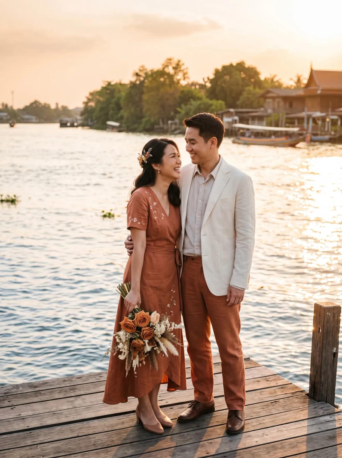 Ken & Mei, the invented couple on the Legacy Terracotta sample site